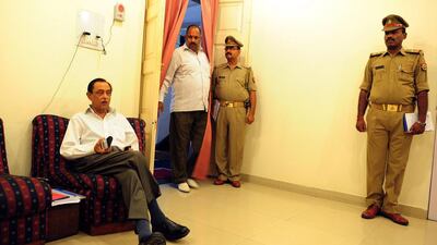Indian Uttar Pradesh Director General of Police Anand Lal Banerjee, left, acknowledged there had been some “bad handling” of cases but said claims of apathy among his force were wide of the mark. Sanjay Kanojia/AFP Photo
