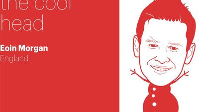 The ice-man they call him but it is only now, with the heat on him as England’s captain, will we know the full extent of his iciness. Morgan has been, for some years, the best batsman in the England ODI side, a master judge of an innings and its perfect pace. He has finished games and he has set them up. He has more shots than Cristiano Ronaldo on his more selfish days. Until recently he had been in mystifyingly poor form but taking over from Alastair Cook has turned things around. It should not be a surprise: he averages nearly 69 in the ODIs he has captained. - Osman Samiuddin (Illustration: Mathew Kurian / The National and Kevin Jeffers / The National)