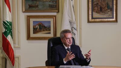 Banque du Liban Governor Riad Salameh. Photo: AFP