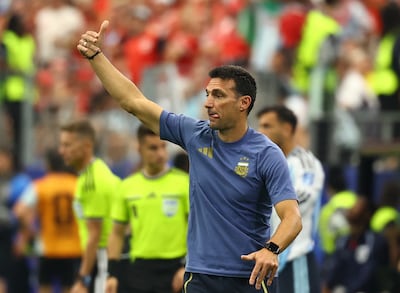 Lionel Scaloni has guided Argentina to back-to-back wins at the 2026 World Cup. Reuters