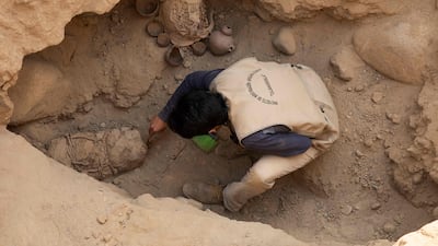The discovery follows the finding of another pre-Incan tomb, thought to belong to a distinguished local trader, in November last year in the same area. AFP