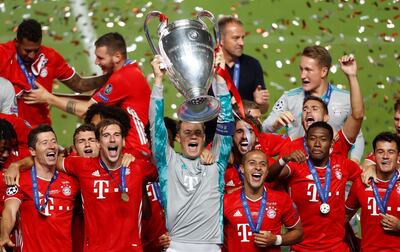 Bayern Munich beat Paris Saint-Germain in the 2020 Champions League final. AFP