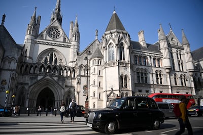 The Royal Courts of Justice in London. EPA