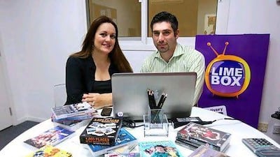 Husband and wife movie buffs George and Christina Mikaelian started the DVD rental store after amassing a film collection of their own. Pawan Singh / The National