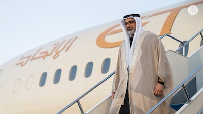 Sheikh Khaled arrived in Astana, the capital of the Republic of Kazakhstan, on Sunday on an official visit, at the invitation of President Kassym-Jomart Tokayev