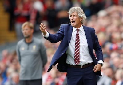 West Ham manager Manuel Pellegrini. Action Images via Reuters