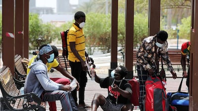 A Dubai charity has set up a donation drive to help raise money to fly families from Ghana home. Chris Whiteoak / The National