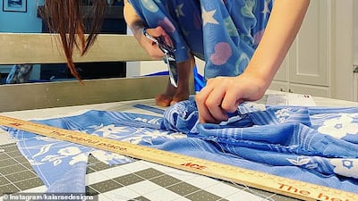 Kaia creates one new outfit per day.