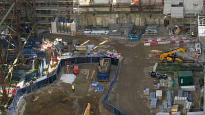 An on-site view of the power station redevelopment. Randi Sokoloff / The National