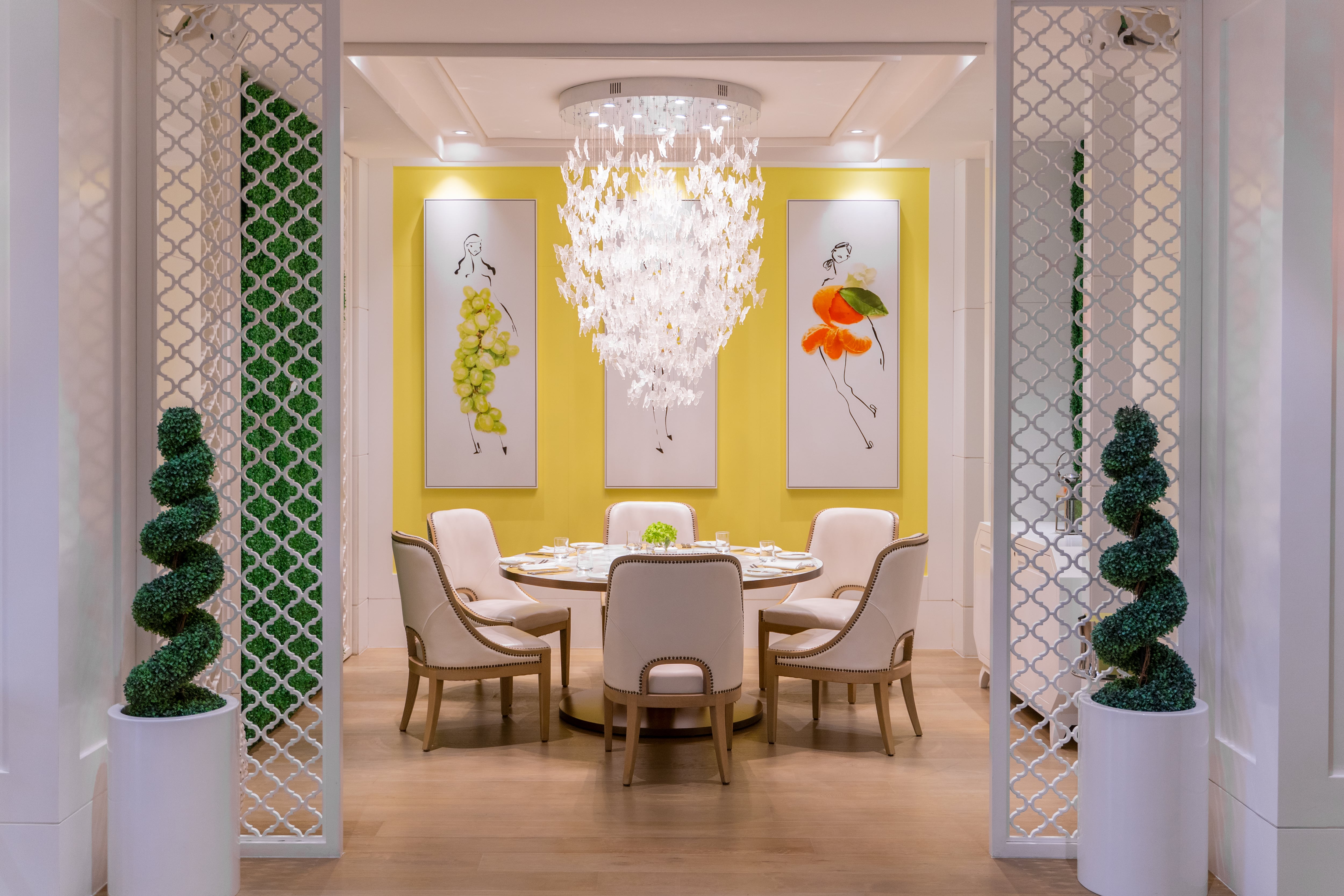 The British and European restaurant Rhodes W1. Photo: Marriott International
