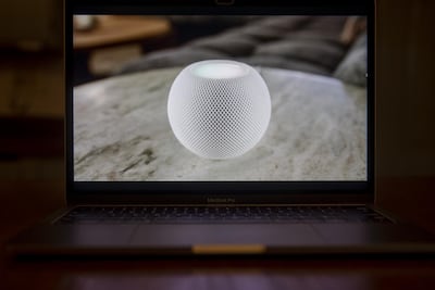 Apple HomePod Mini speaker. Bloomberg