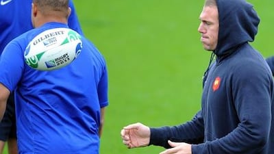 Imanol Harinordoquy, right, has called for France to be tight in defence against Wales.