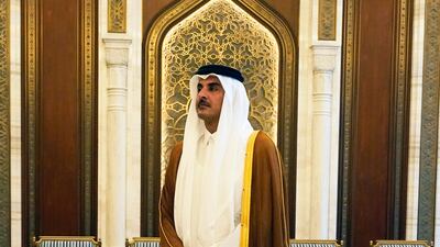 Qatari Emir Sheikh Tamim has called on Israel to halt its attacks on Gaza. AP