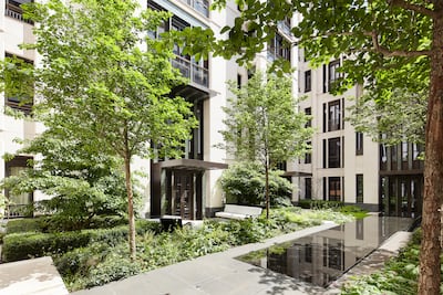 60 Curzon has a central garden courtyard. Photo: Ben Dale