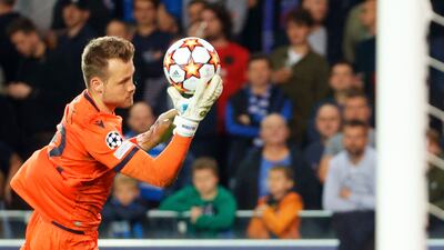 CLUB BRUGGE RATINGS: Simon Mignolet – 5. The busier of the goalkeepers. Sent the wrong way for Mahrez’s penalty. Didn’t make any catastrophic errors but was always at a disadvantage facing City’s strike force. AP Photo