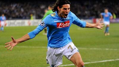 When Napoli’s Edinson Cavani scores a goal, he usually follows it up with another, like he did against City.