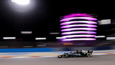 Lewis Hamilton of Mercedes in action. EPA