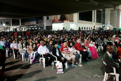 Churchgoers say that although they would be happiest in their home nations for Christmas, the UAE offers them freedom to celebrate. Christopher Pike / The National