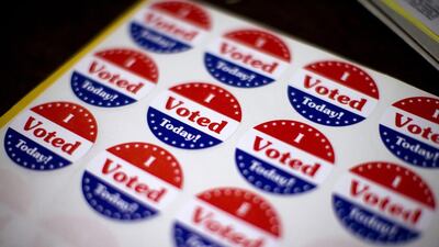 Voting in the US midterm elections comes down to deciding which party best represents your values, James Zogby says. Photo: Matt Rourke / AP