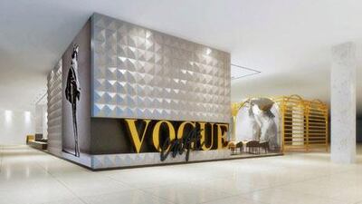 How the planned Vogue Cafe in Dubai Mall is expected to look. Courtesy Condé Nast Restaurant