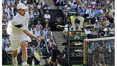 Andy Roddick went to the net 68 times during his semi-final against Andy Murray and said that he 'felt like I was doing the right things and picking the right shots.'