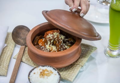 Beef caldereta at Feby’s Restaurant and Cafe. Ruel Pableo for The National