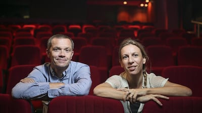 Stéphane Brismontier and Cecile Herman, founders of Culture Emulsion. Sarah Dea / The National