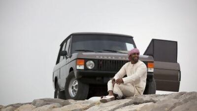 Mohammed Al Baloushi, gets great pleasure from his 1976 Range Rover, and says of all his cars, it gets the most attention. Silvia Razgova / The National