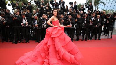 Sririta Jensen at the premiere of the film 'Les Miserables' at the Cannes Film Festival May 15. AP