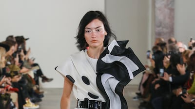 A look from the Georges Chakra spring / summer 2020 couture collection. Courtesy Georges Chakra