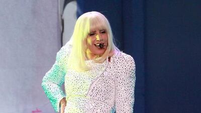 Lady Gaga onstage in July during her artRAVE: The ARTPOP Ball" concert at the United Center in Chicago, Illinois. Barry Brecheisen / WireImage