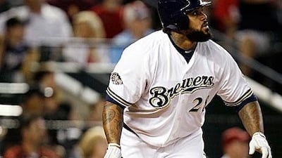 Prince Fielder, of the Milwaukee Brewers, is the son of another all-star, Cecil Fielder.