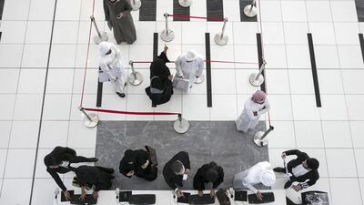 Almost half of 500 companies surveyed say their Emirati employees quit within three years, and private sector companies complain that they find it hard to keep a hold of talented Emiratis as they get picked up by government departments. Silvia Razgova / The National