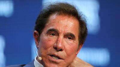 Steve Wynn, Chairman and CEO of Wynn Resorts, speaks during the Milken Institute Global Conference in Beverly Hills, California, U.S., May 3, 2017. Mike Blake / Reuters