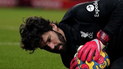 LIVERPOOL RATINGS: Alisson Becker – 6. The Brazilian nearly had his pocket picked by James early on as he dallied on the ball. It was his only lapse in concentration and he was secure during the rare Leeds attacks. EPA