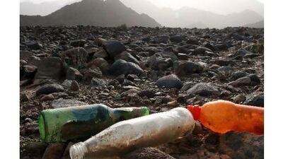 One advantage of machines which make it easy for people to recycle beverage containers, a reader writes, is that when the empties have money value, they soon stop posing a litter problem. Pawan Singh / The National