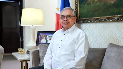 Philippines ambassador Alfonso Ver says residents will be given help. Victor Besa / The National