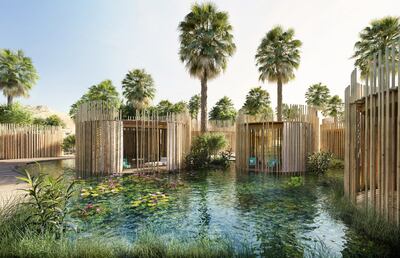 The spa will be set within a private oasis. Photo: Rosewood Hotels & Resorts