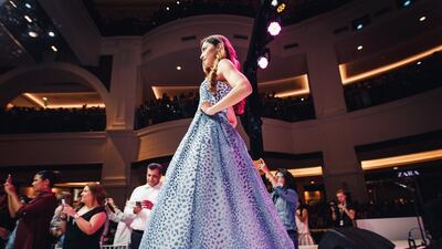 The experience also included a cat walk presentation from Etoile La Boutique. Courtesy of Mall the Emirates