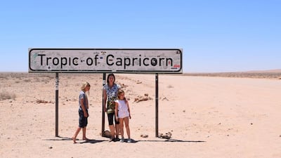 Clara Wiggins, 47, was the child of a British diplomat, an expat singleton and now a trailing spouse, and has turned her life of travelling into a sympathetic book, The Expat Partner’s Guide. Courtesy Clara Wiggins