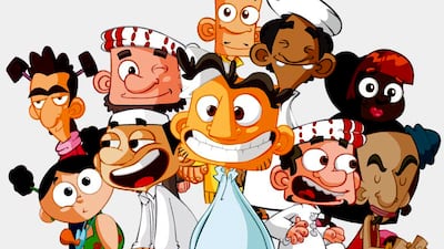 Shaabiat Al Cartoon, one of the UAE's most popular Ramadan offerings, follows the antics of Dubai resident Shambee. Photo: Sama Dubai