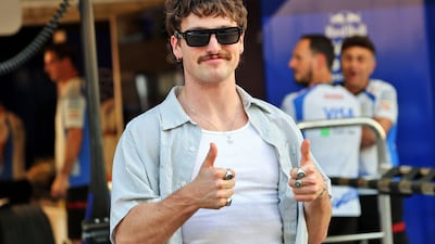 US singer Benson Boone cut a relaxed figure as he visited the Yas Marina Circuit. Alamy