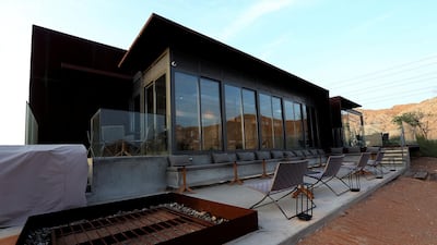 Al Faya Lodge has been designed to enhance, rather than compete with, the natural world. Satish Kumar / The National