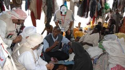 Each family in distress will be given a month's supply of food: 25 kilograms of rice, 10kg of wheat, 5kg of sugar, corn, cooking oil and juice.