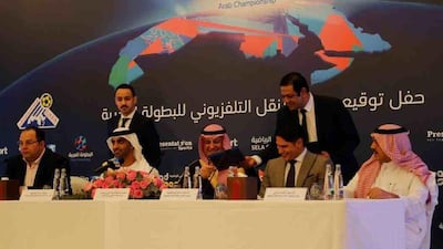 Abu Dhabi Sports is one of two broadcasters who won the rights to broadcast the Arab Football Championship to be held in Egypt this summer. Handout photo