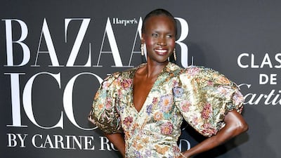 Alek Wek attends the 'Harper's Bazaar' celebration of 'Icons By Carine Roitfeld' during New York Fashion Week on September 6, 2019. AFP