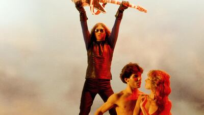 Jim Steinman on set of his video shoot in June, 1981 in London. Getty Images