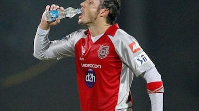 David Hussey is Kings XI Punjab's stand-in captain. Manish Swarup / AP Photo