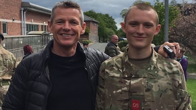 Dean Gatley with Jordan Gatley. Photo: Dean Gatley / Facebook