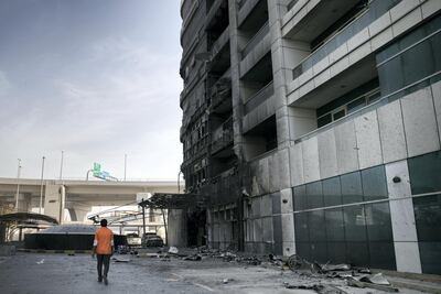 Investigators said the fire began when an unspecified flammable substance caught alight in a ground floor kitchen. Reem Mohammed / The National